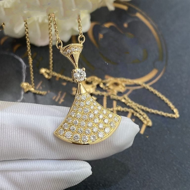 [OAK JURI]DREAM NECKLACE GOLD FULL DIAMOND