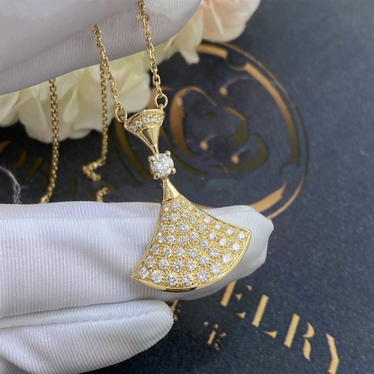 [OAK JURI]DREAM NECKLACE GOLD FULL DIAMOND