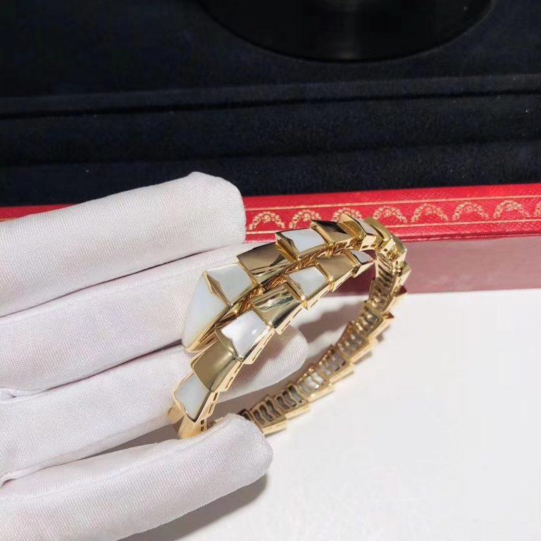 [OAK JURI]SERPENTI BRACELET MOP GOLD