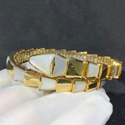 [OAK JURI]SERPENTI BRACELET MOP GOLD