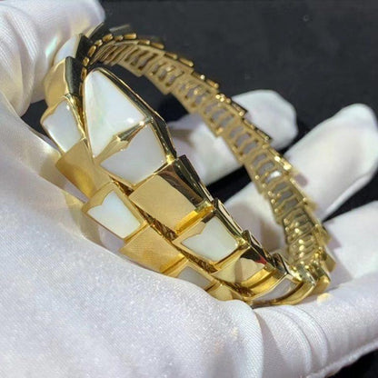 [OAK JURI]SERPENTI BRACELET MOP GOLD