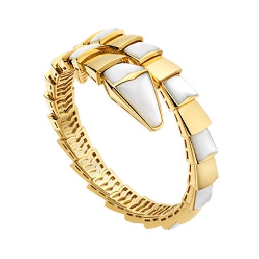 [OAK JURI]SERPENTI BRACELET MOP GOLD