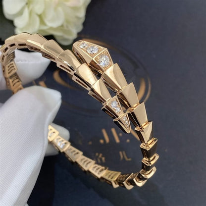 [OAK JURI]SERPENTI BRACELET DIAMONDS PINK GOLD