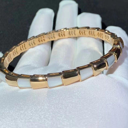 [OAK JURI]SERPENTI BRACELET PINK GOLD MOP