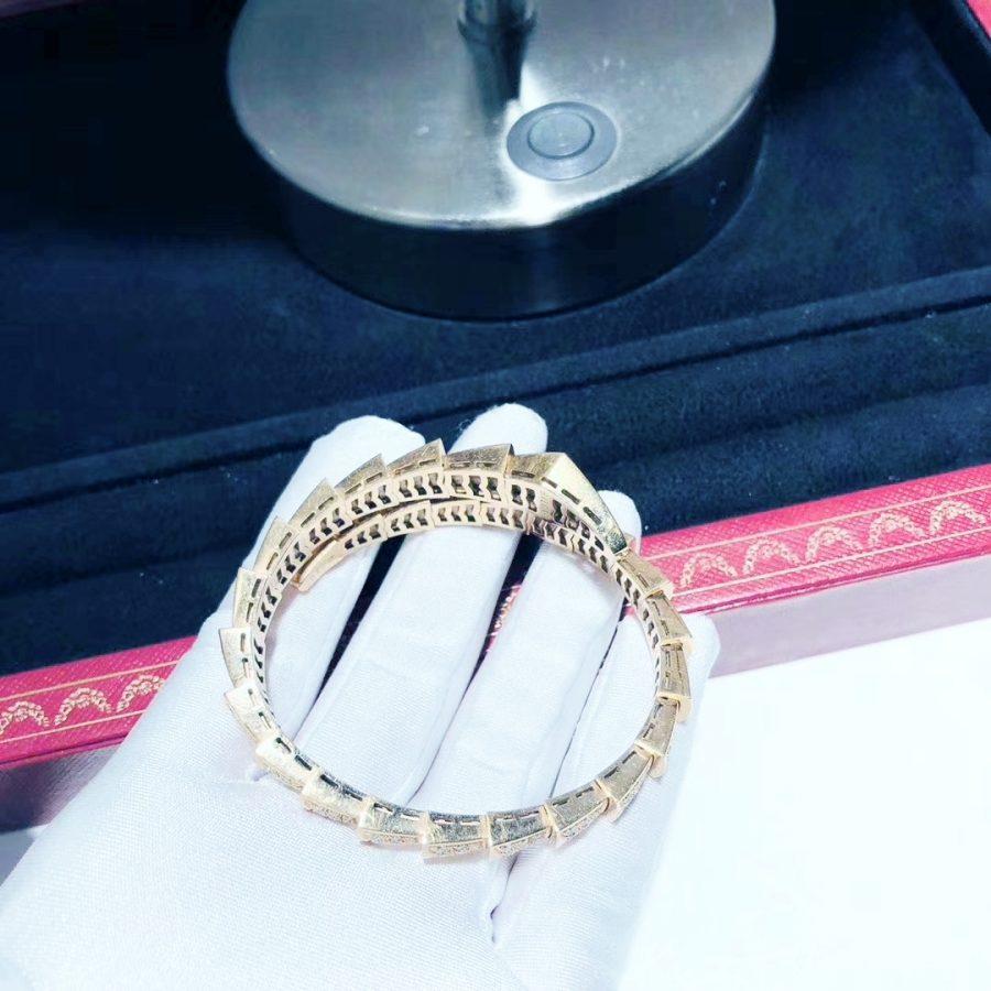[OAK JURI]SERPENTI BRACELET 8MM PINK GOLD DIAMOND