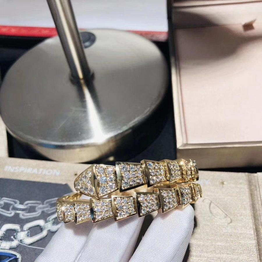 [OAK JURI]SERPENTI BRACELET 8MM GOLD DIAMOND