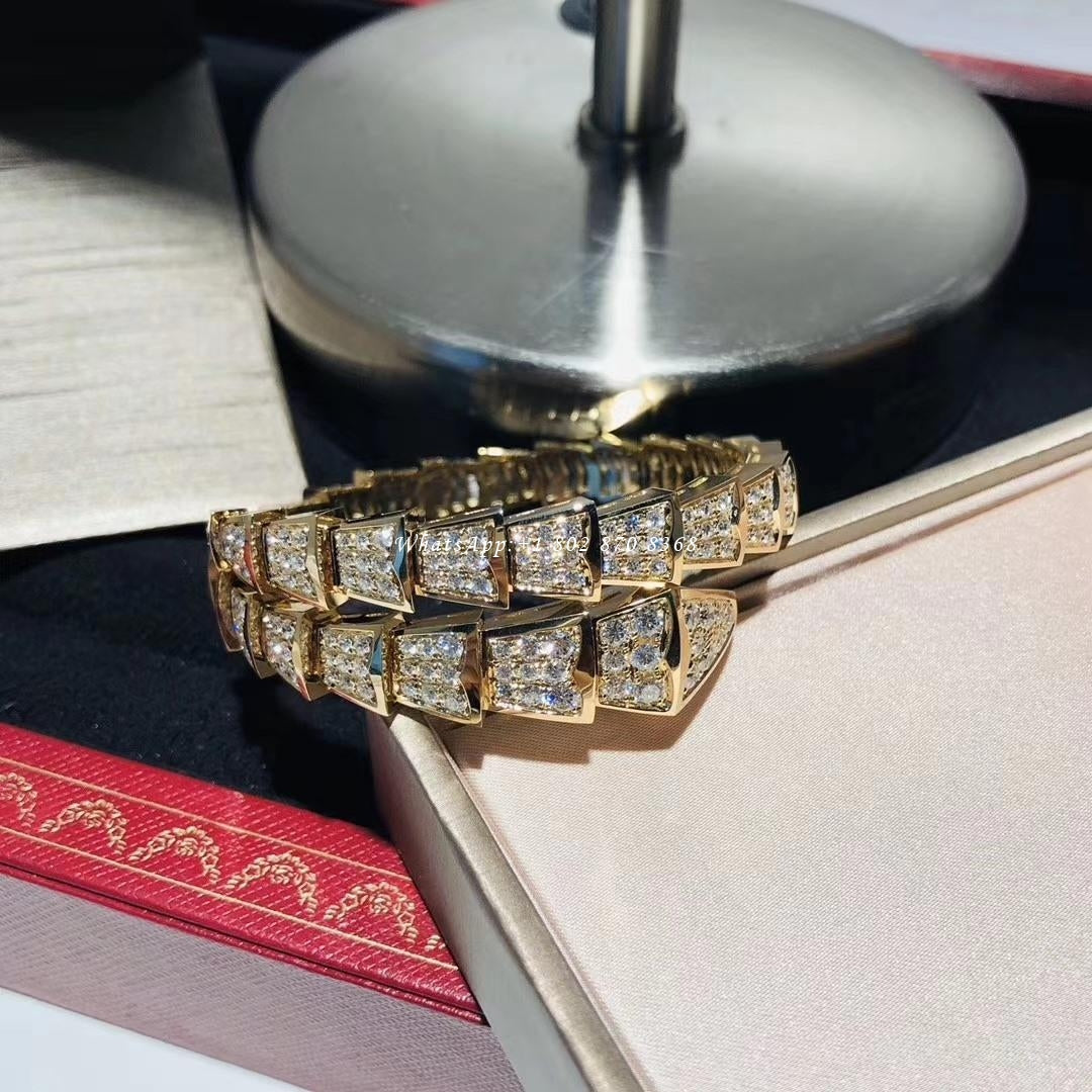 [OAK JURI]SERPENTI BRACELET 8MM GOLD DIAMOND