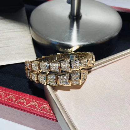 [OAK JURI]SERPENTI BRACELET 8MM GOLD DIAMOND