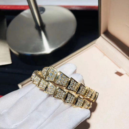 [OAK JURI]SERPENTI BRACELET 8MM GOLD DIAMOND