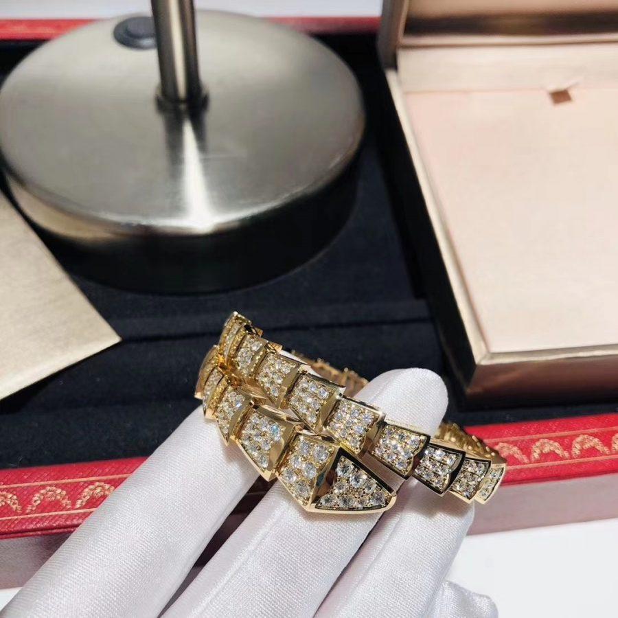[OAK JURI]SERPENTI BRACELET 8MM GOLD DIAMOND
