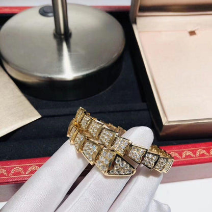 [OAK JURI]SERPENTI BRACELET 8MM GOLD DIAMOND