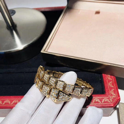 [OAK JURI]SERPENTI BRACELET 8MM GOLD DIAMOND