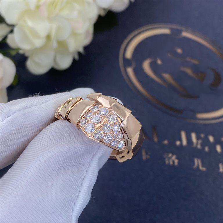 [OAK JURI]SERPENTI RING PINK GOLD DIAMOND