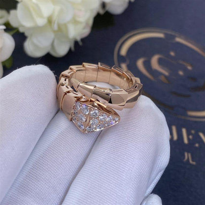 [OAK JURI]SERPENTI RING PINK GOLD DIAMOND