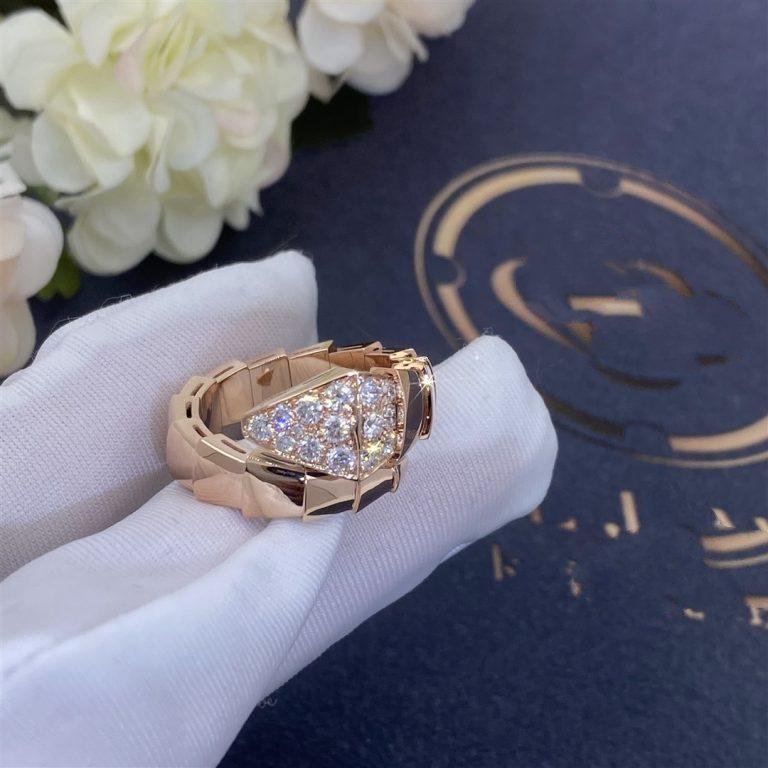 [OAK JURI]SERPENTI RING PINK GOLD DIAMOND