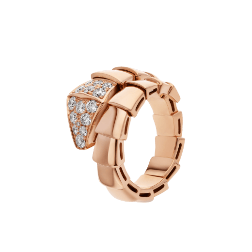 [OAK JURI]SERPENTI RING PINK GOLD DIAMOND