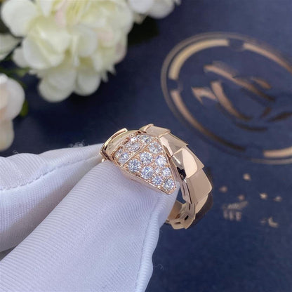 [OAK JURI]SERPENTI RING PINK GOLD DIAMOND