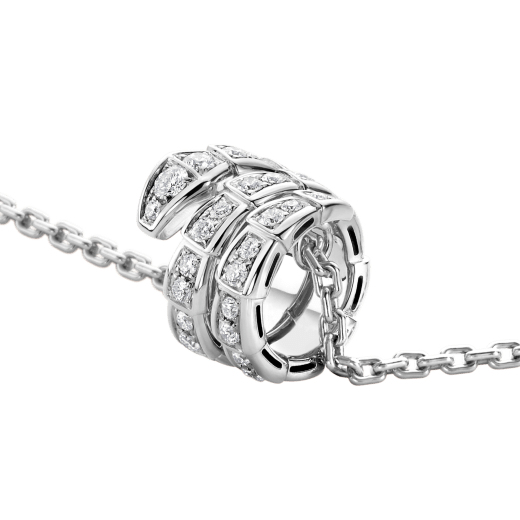 [OAK JURI]SERPENTI  NECKLACE DOUBLE RING DIAMOND