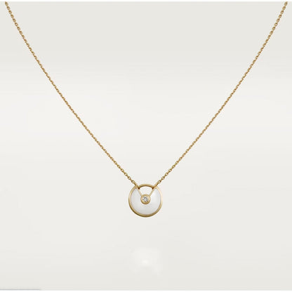 [OAK JURI]AMULETTE ROSE GOLD MOP NECKLACE