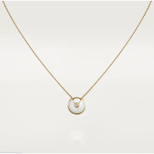 [OAK JURI]AMULETTE ROSE GOLD MOP NECKLACE