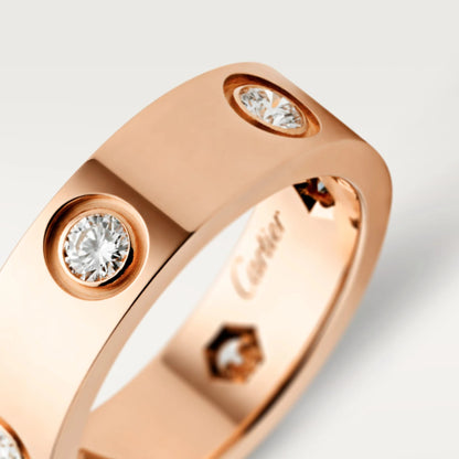 [OAK JURI]LOVE 5.5MM 6 DIAMOND RING