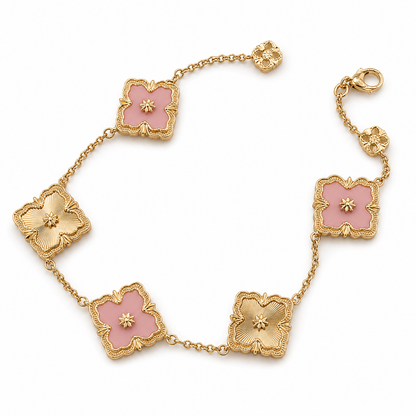 [OAK JURI]OPERA 5 MOTIFS TULLE ENAMEL BRACELET