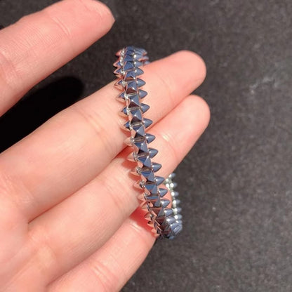[OAK JURI]CLASH SILVER BRACELET