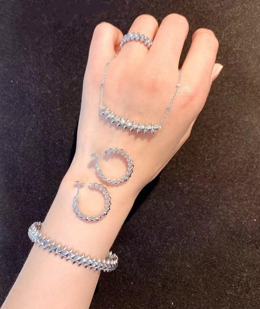 [OAK JURI]CLASH SILVER BRACELET