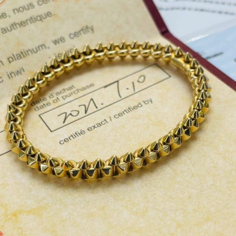 [OAK JURI]CLASH GOLD BRACELET