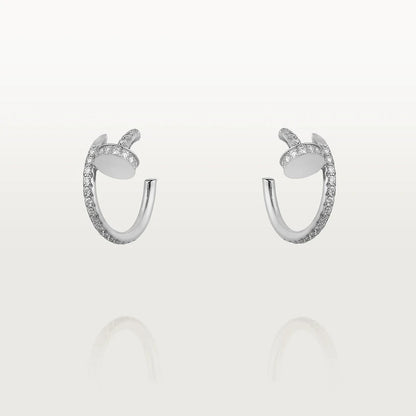 [OAK JURI]JUSTE EARRINGS 12.75MM SILVER DIAMOND