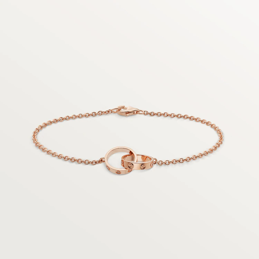 [OAK JURI]LOVE BRACELET DOUBLE RING