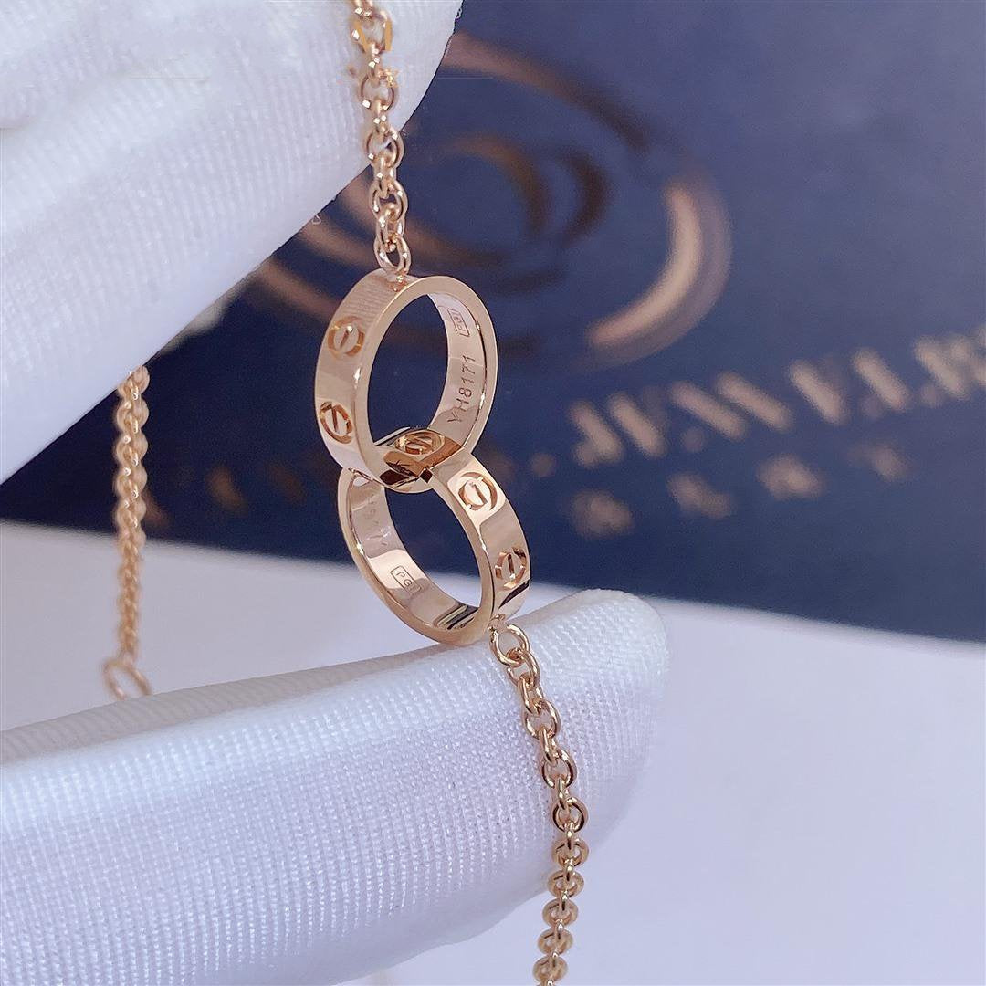 [OAK JURI]LOVE BRACELET DOUBLE RING