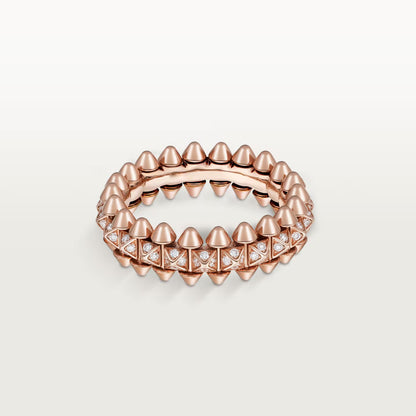 [OAK JURI]CLASH 6.4MM SMALL FULL DIAMOND RING