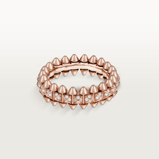 [OAK JURI]CLASH 6.4MM SMALL FULL DIAMOND RING