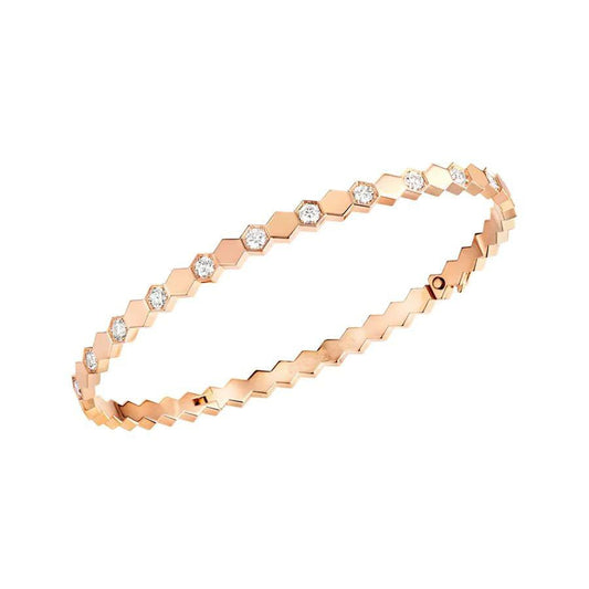 [OAK JURI]BEE LOVE PINK GOLD DIAMOND BRACELET