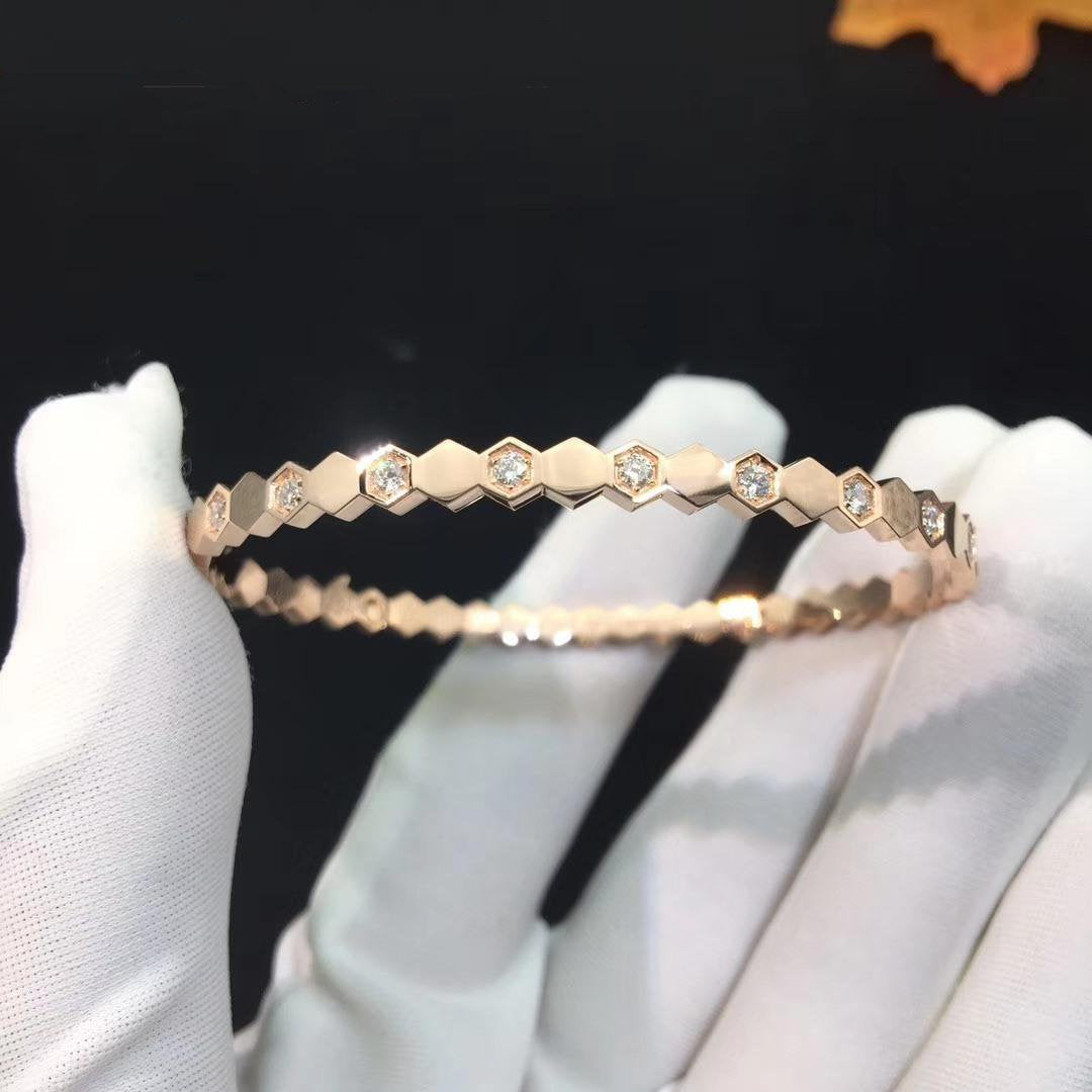 [OAK JURI]BEE LOVE SILVER DIAMOND BRACELET