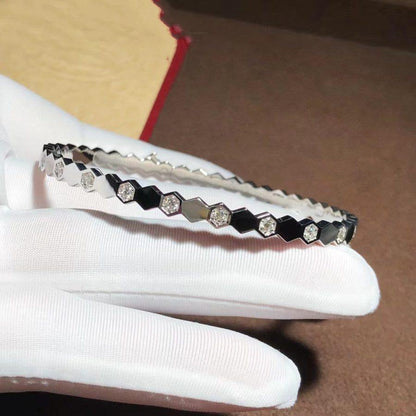 [OAK JURI]BEE LOVE SILVER DIAMOND BRACELET