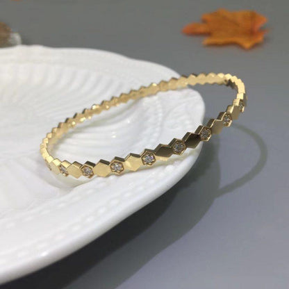 [OAK JURI]BEE LOVE GOLD DIAMOND BRACELET