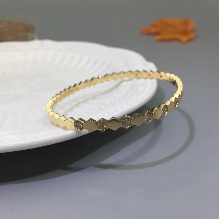 [OAK JURI]BEE LOVE GOLD DIAMOND BRACELET