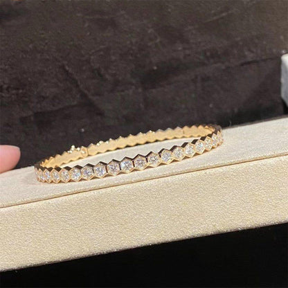 [OAK JURI]BEE LOVE GOLD BRACELET FULL DIAMOND