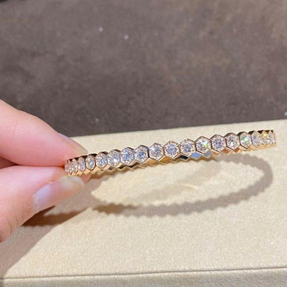 [OAK JURI]BEE LOVE GOLD BRACELET FULL DIAMOND