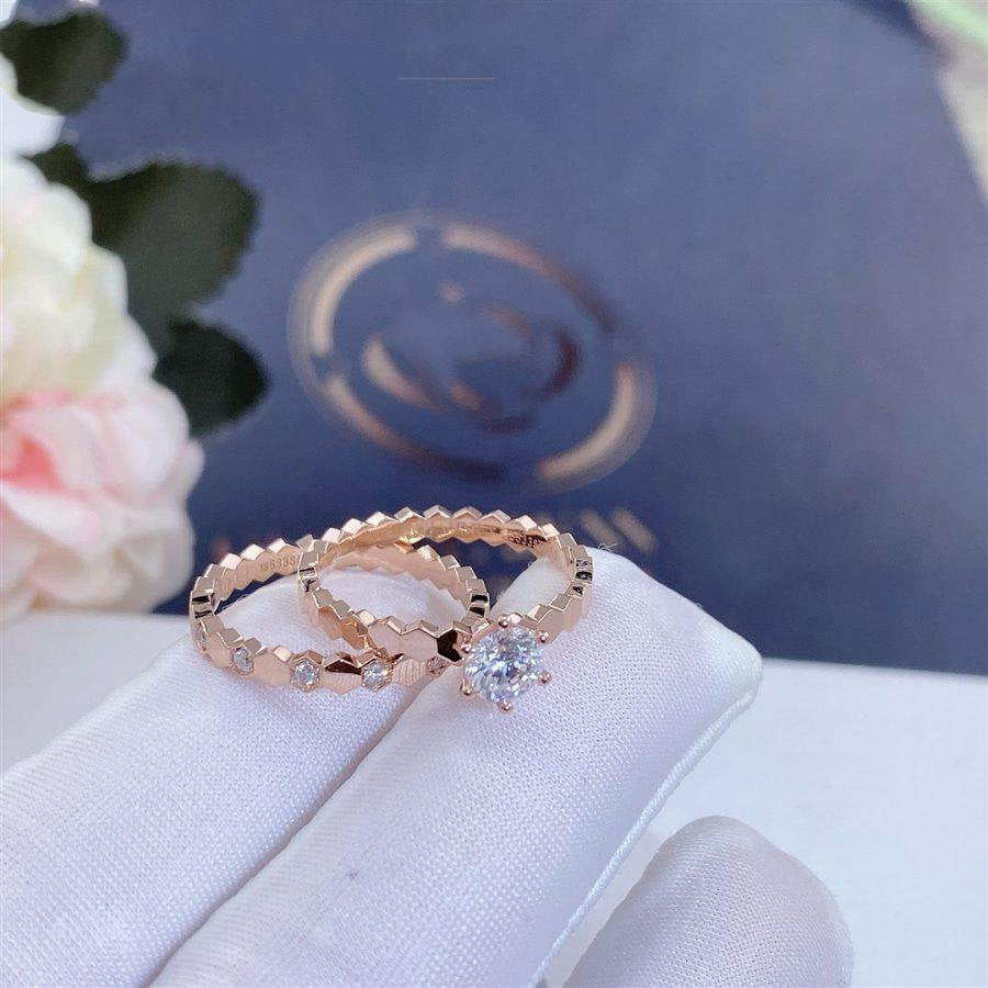 [OAK JURI]BEE LOVE RING PINK GOLD 1 DIAMOND