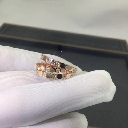 [OAK JURI]BEE LOVE RING PINK GOLD DIAMOND