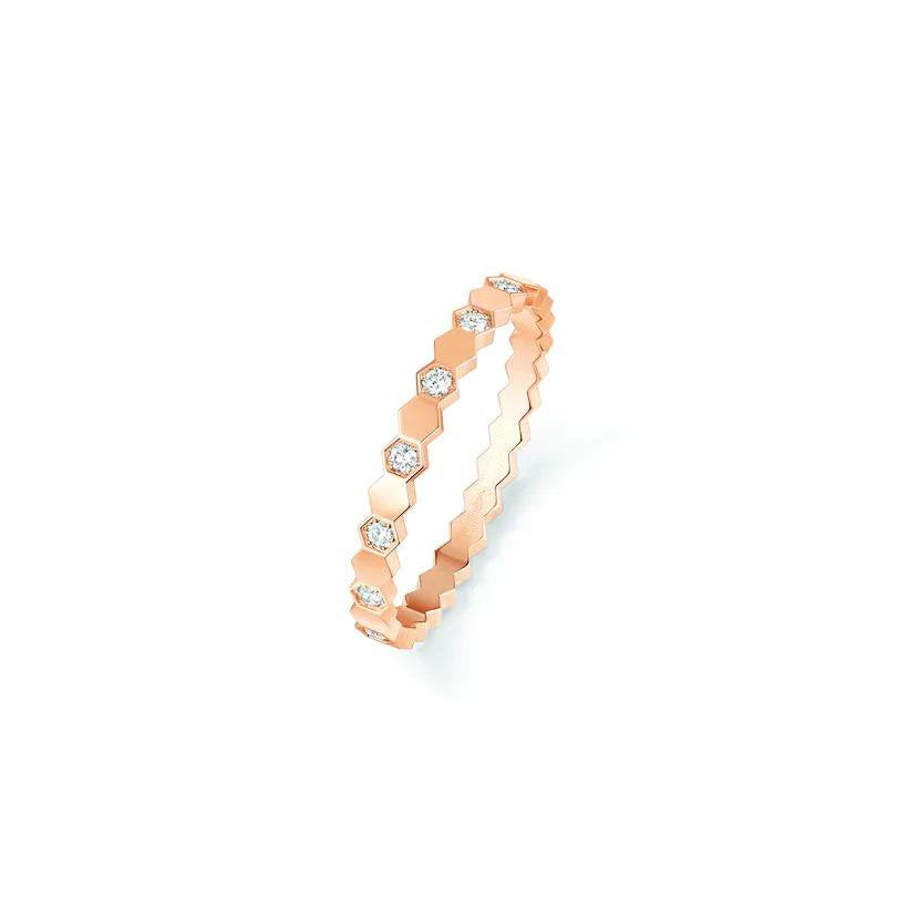 [OAK JURI]BEE LOVE RING PINK GOLD DIAMOND