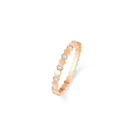 [OAK JURI]BEE LOVE RING PINK GOLD DIAMOND