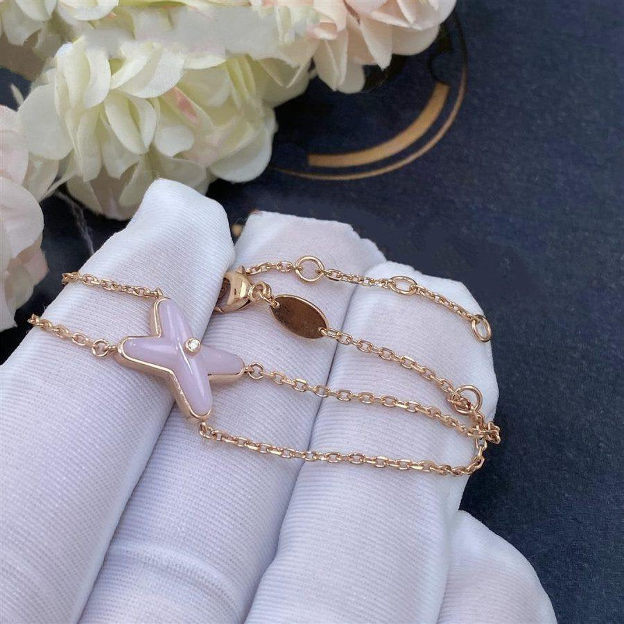 [OAK JURI]JEUX BRACELET PINK MOP PINK GOLD 1 DIAMOND