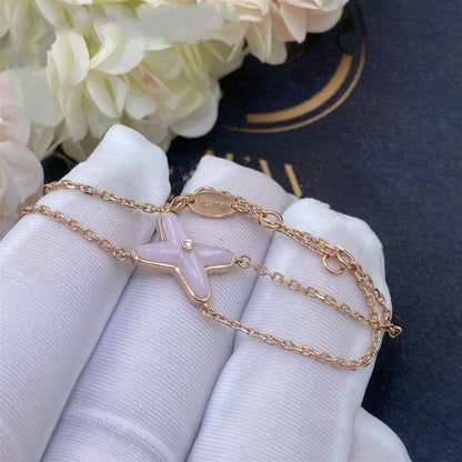 [OAK JURI]JEUX BRACELET PINK MOP PINK GOLD 1 DIAMOND