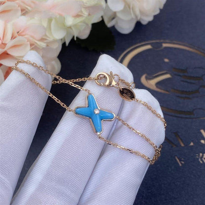 [OAK JURI]JEUX BRACELET TURQUOISE PINK GOLD 1 DIAMOND