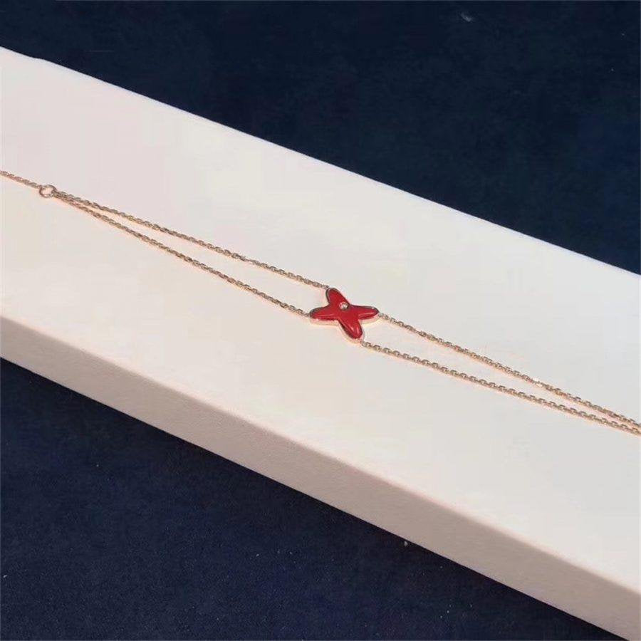 [OAK JURI]JEUX BRACELET CARNELIAN PINK GOLD 1 DIAMOND