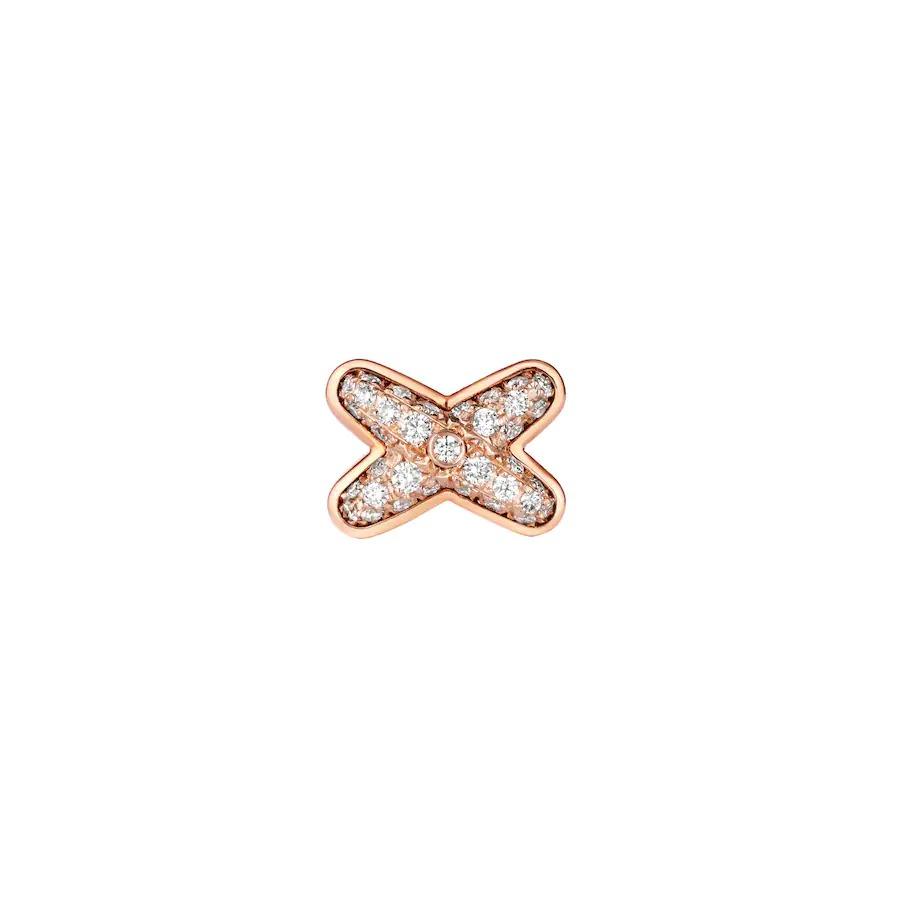 [OAK JURI]JEUX DE PINK GOLD DIAMOND EARRINGS